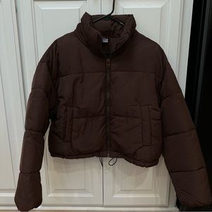 H&M Brown Puffer Jacket